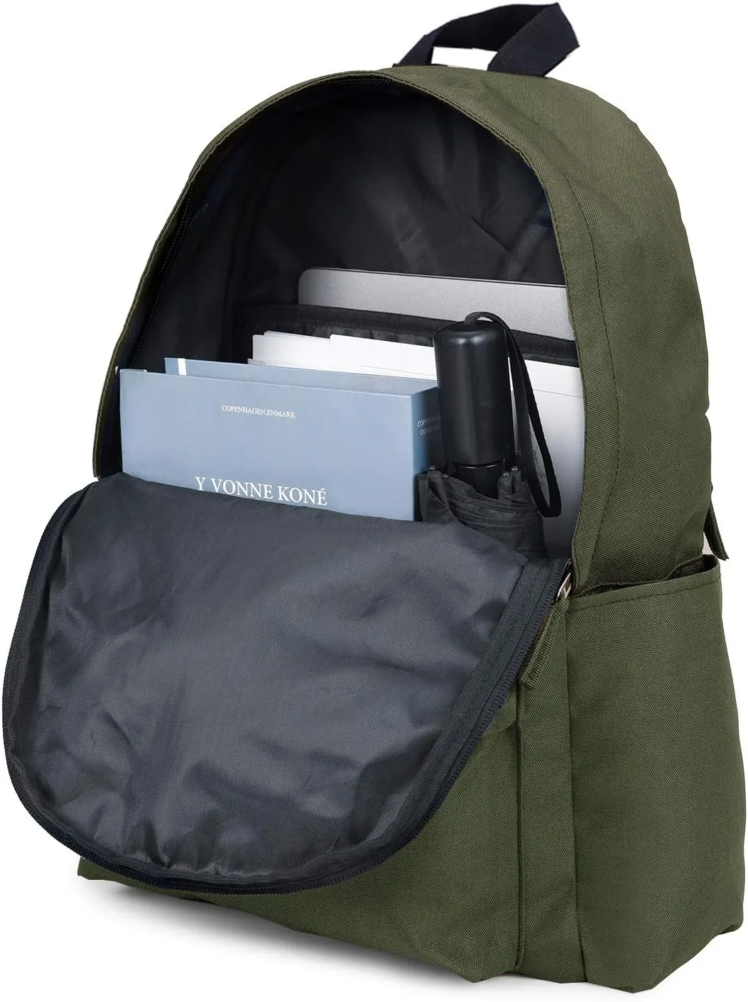 Vorspack Backpack for Men and Women - Basic Bookbag Casual Daypack Backpacks for College Work Travel