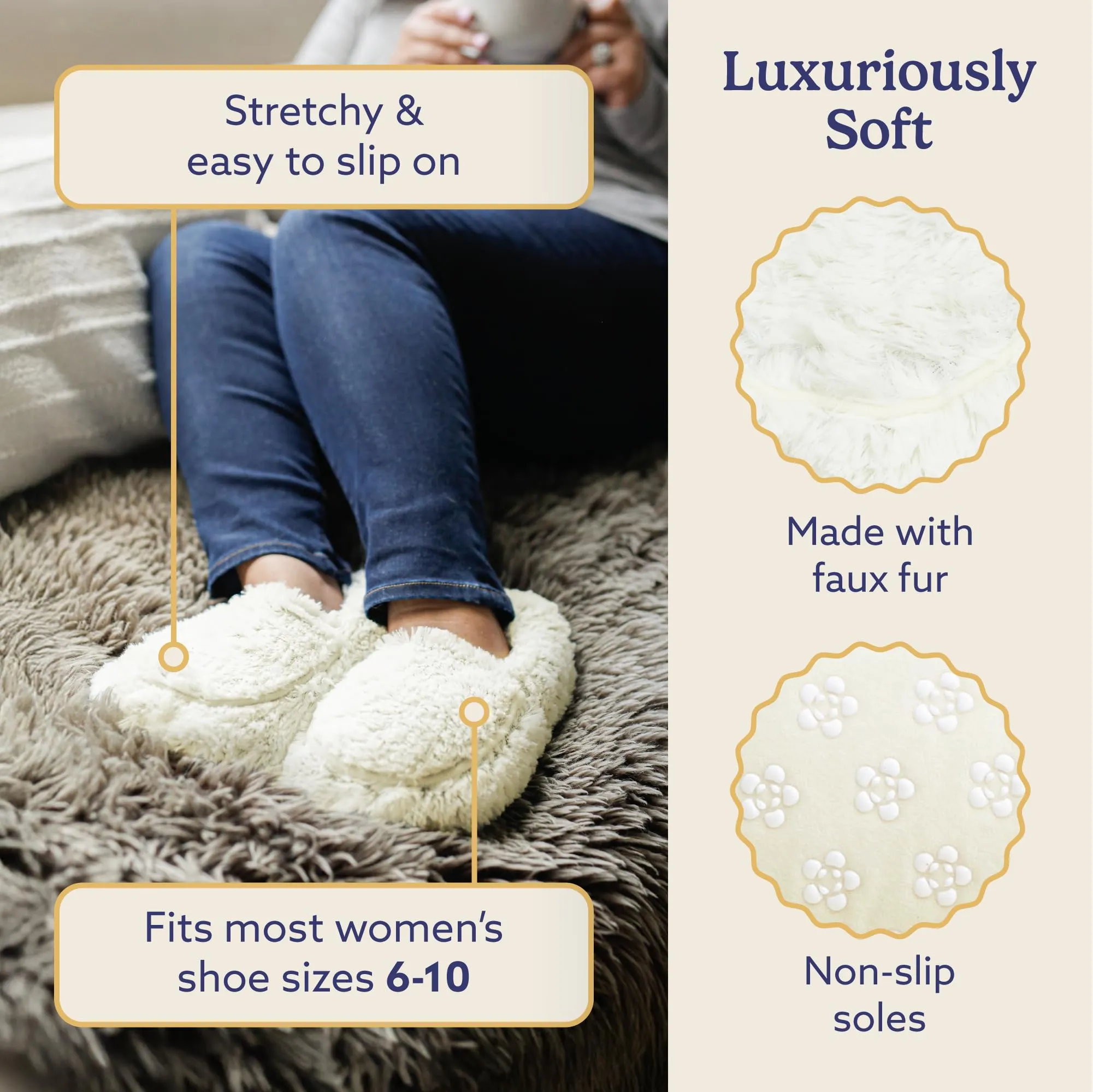 warmies Microwaveable for Fast international delivery House End-of-season Women Slippers
