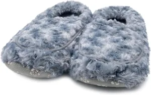 warmies Microwaveable House Slippers for Women - Plush, Soft & Fuzzy Indoor Slippers with Backs & Non-Slip Memory Foam Soles - Cozy Warm Ladies Slipper