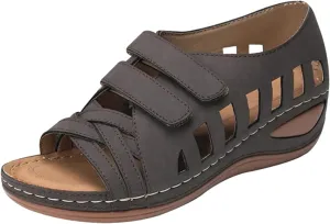 Wedge Sandals for Women 2024 Strap Sandals Summer Fashion Flops Women's Wedges Flip Buckle Shoes Sandals Shoes For Women