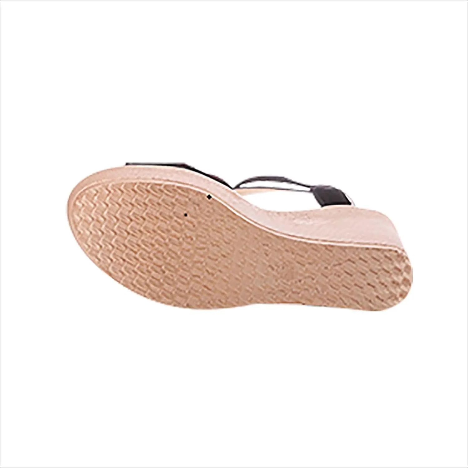 Wedge Sandals for Women Casual Summer Fashion Ankle Strap Open Toe Metal Buckle Platform High Heel Sandals Classic Fish Mouth Suede Roman Shoes
