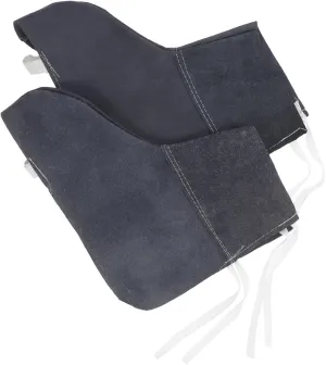 Welder Safety Gear Pair of Cowhide Boot Covers Protective Shoe Covers for Welding Random