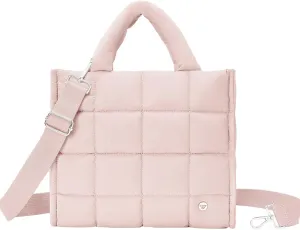 WESTBRONCO Puffer Crossbody Bags for Women Quilted Tote Bag Puffy Weekender Overnight Bag Nylon Shoulder Handbag
