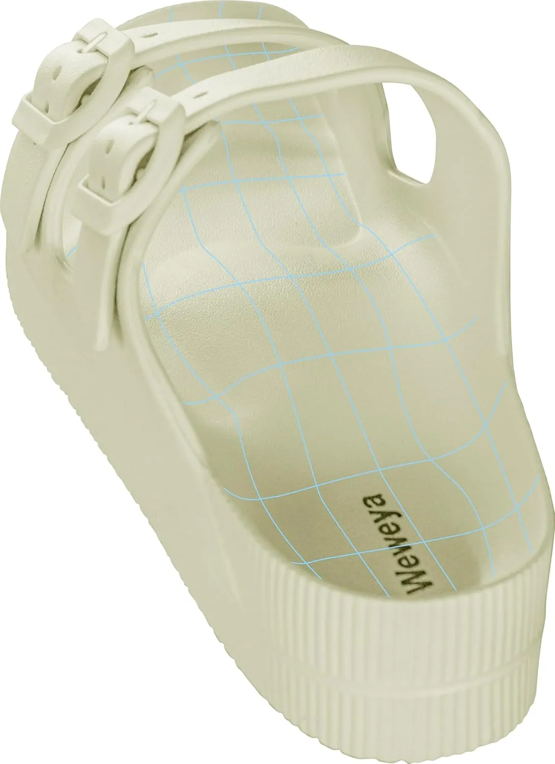 Weweya Arch Support Womens Sandals - Platform Recovery Sandals for Women - Adjustable Buckle Sandals