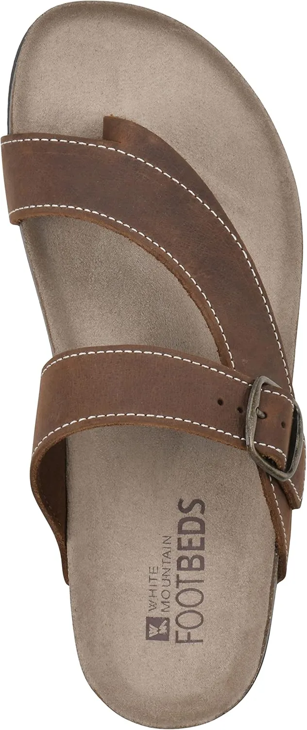 WHITE MOUNTAIN Carly Signature Comfort-Molded Footbed Sandal