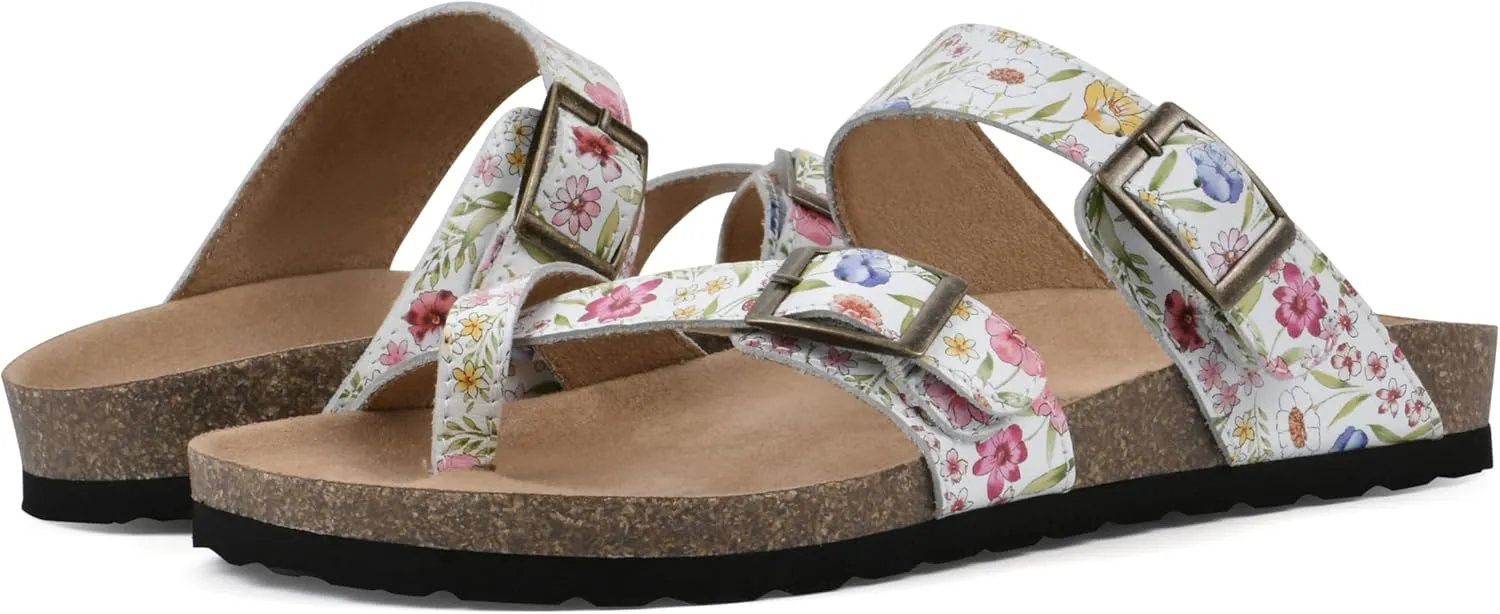 WHITE MOUNTAIN Gracie Signature Comfort-Molded Footbed Sandal