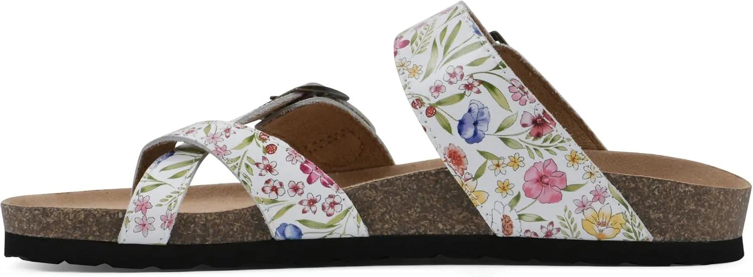 WHITE MOUNTAIN Gracie Signature Comfort-Molded Footbed Sandal