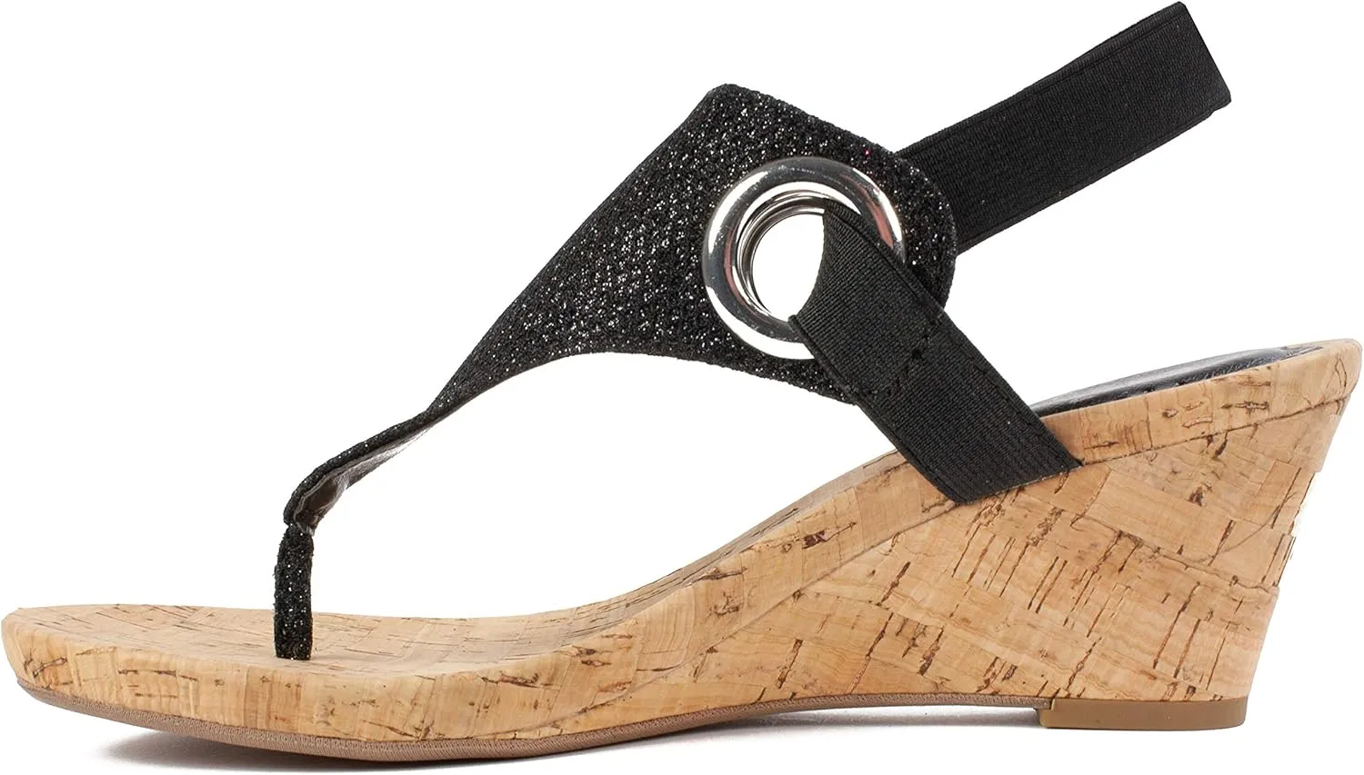WHITE MOUNTAIN Women's Aida Cork Wedge Sandal