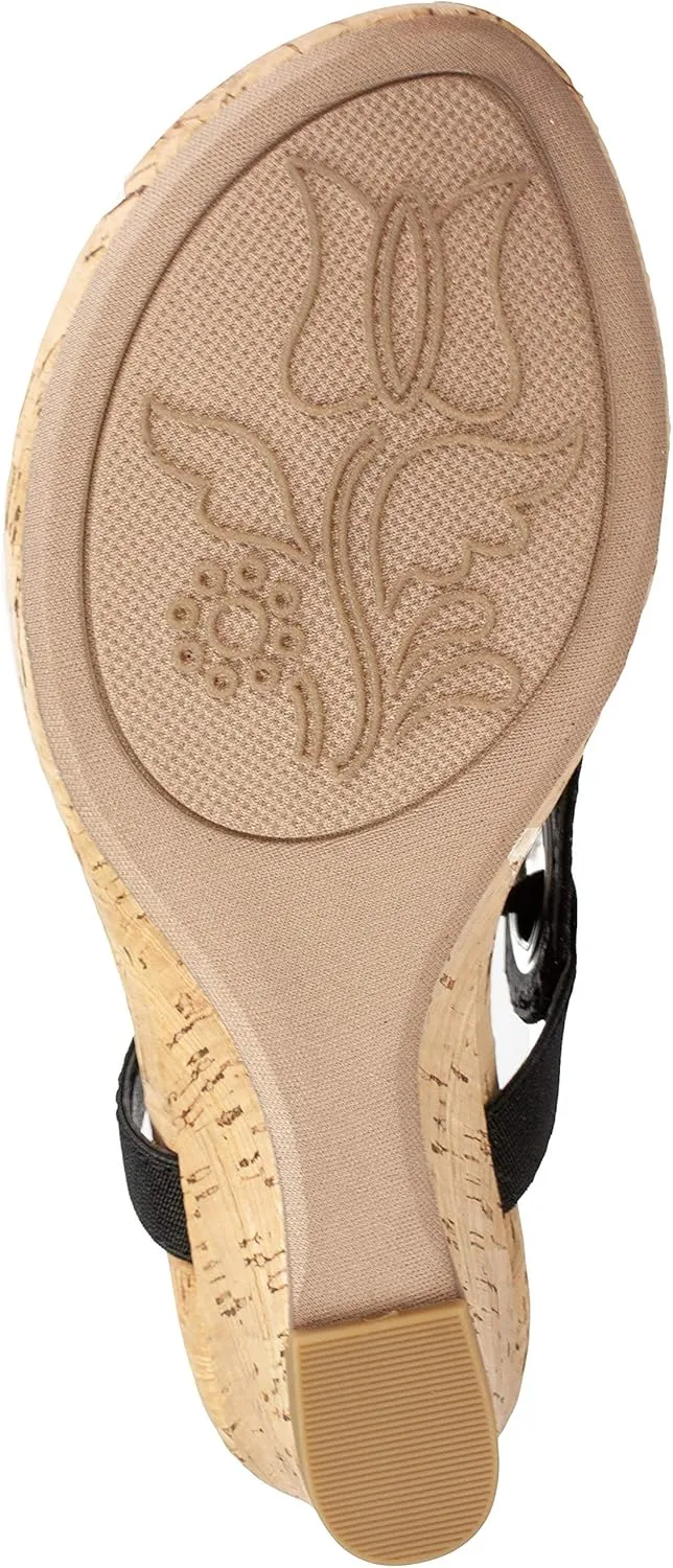 WHITE MOUNTAIN Women's Aida Cork Wedge Sandal