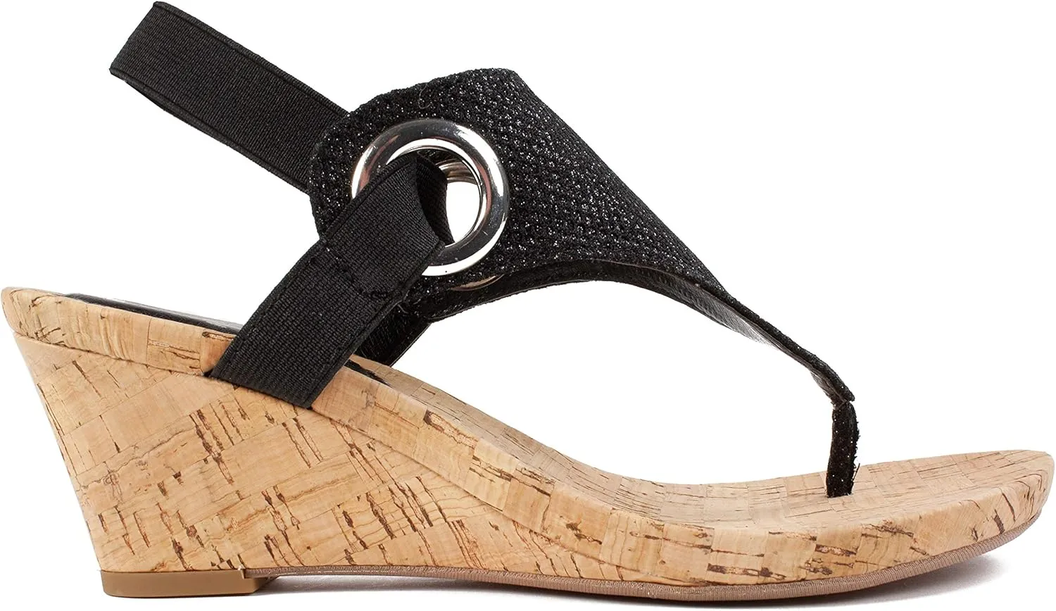 WHITE MOUNTAIN Women's Aida Cork Wedge Sandal