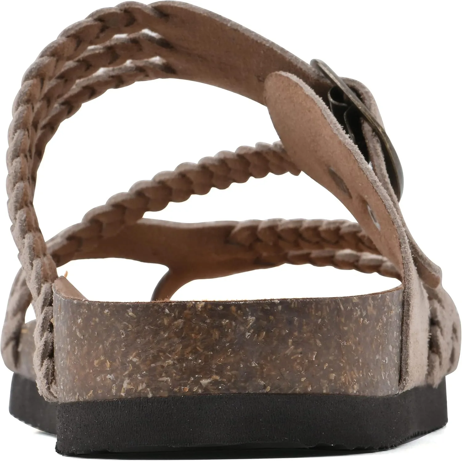 WHITE MOUNTAIN Women's Hayleigh Braided Signature Comfort-Molded Footbed Sandal
