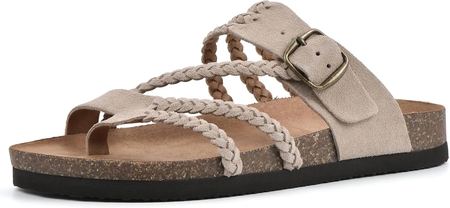 WHITE MOUNTAIN Women's Hayleigh Braided Signature Comfort-Molded Footbed Sandal