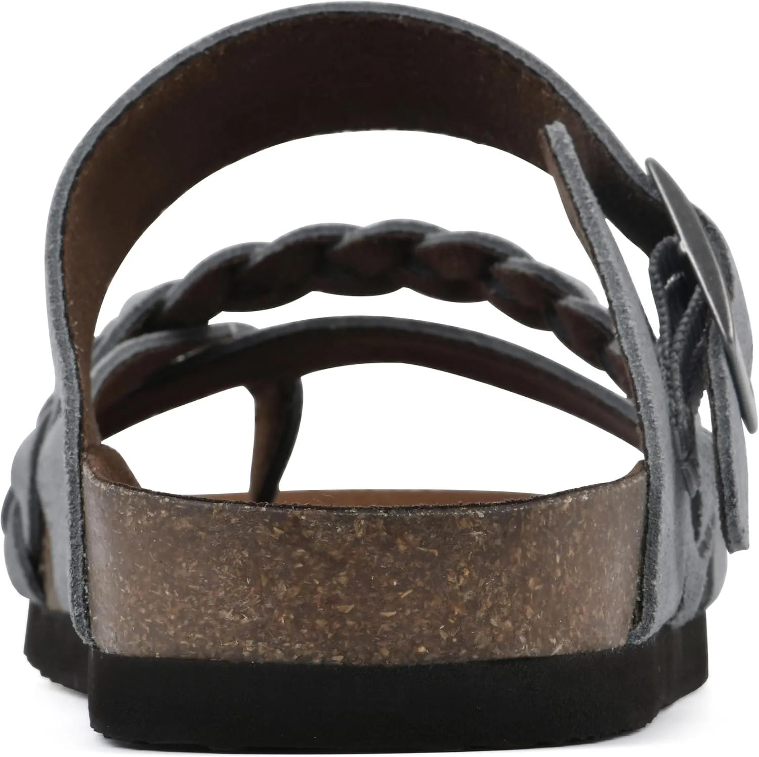 WHITE MOUNTAIN Women's Hazy Braided Signature Comfort-Molded Footbed Sandal