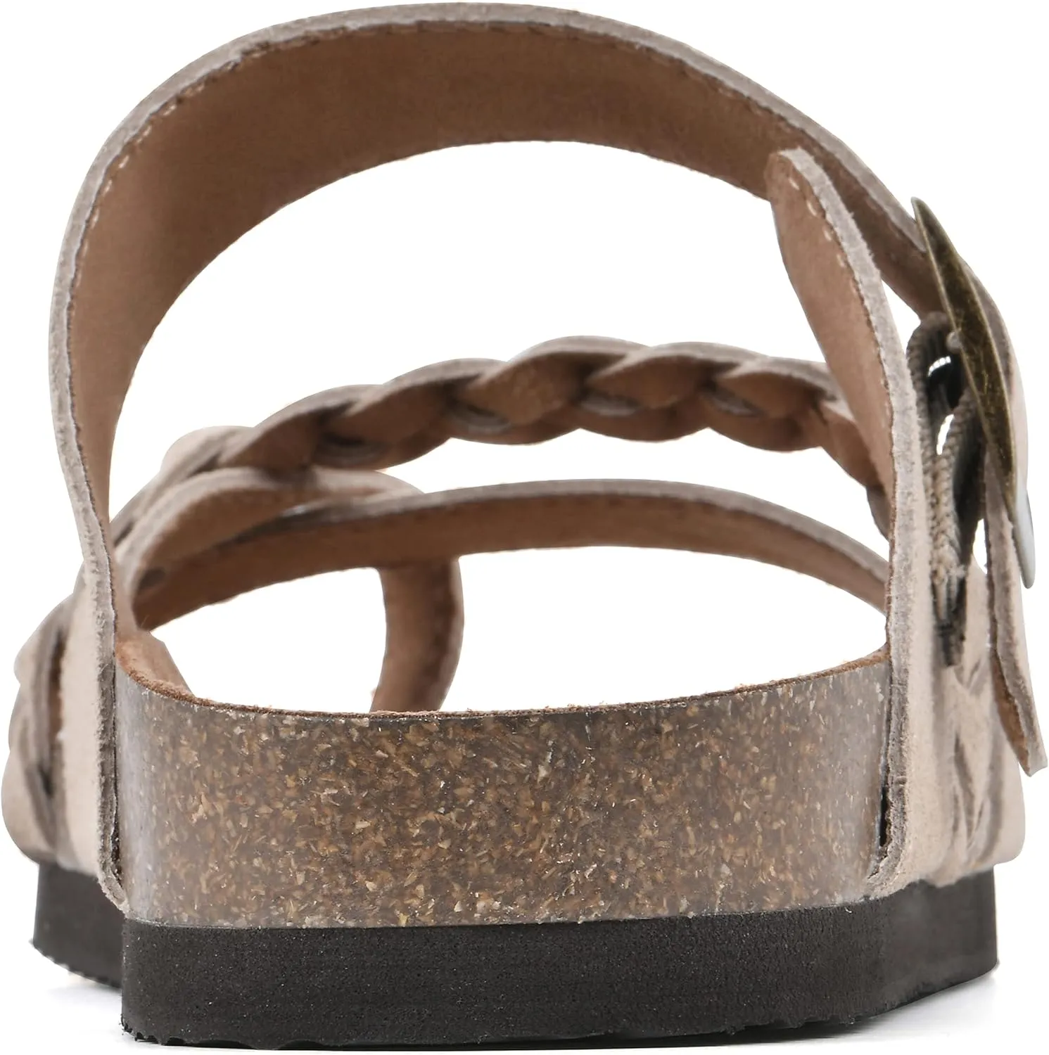 WHITE MOUNTAIN Women's Hazy Braided Signature Comfort-Molded Footbed Sandal
