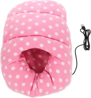 Winter Warm Electric Shoes Foot Warmer Heater Shoes Small Electric Heating Pad Toe Warmers Random