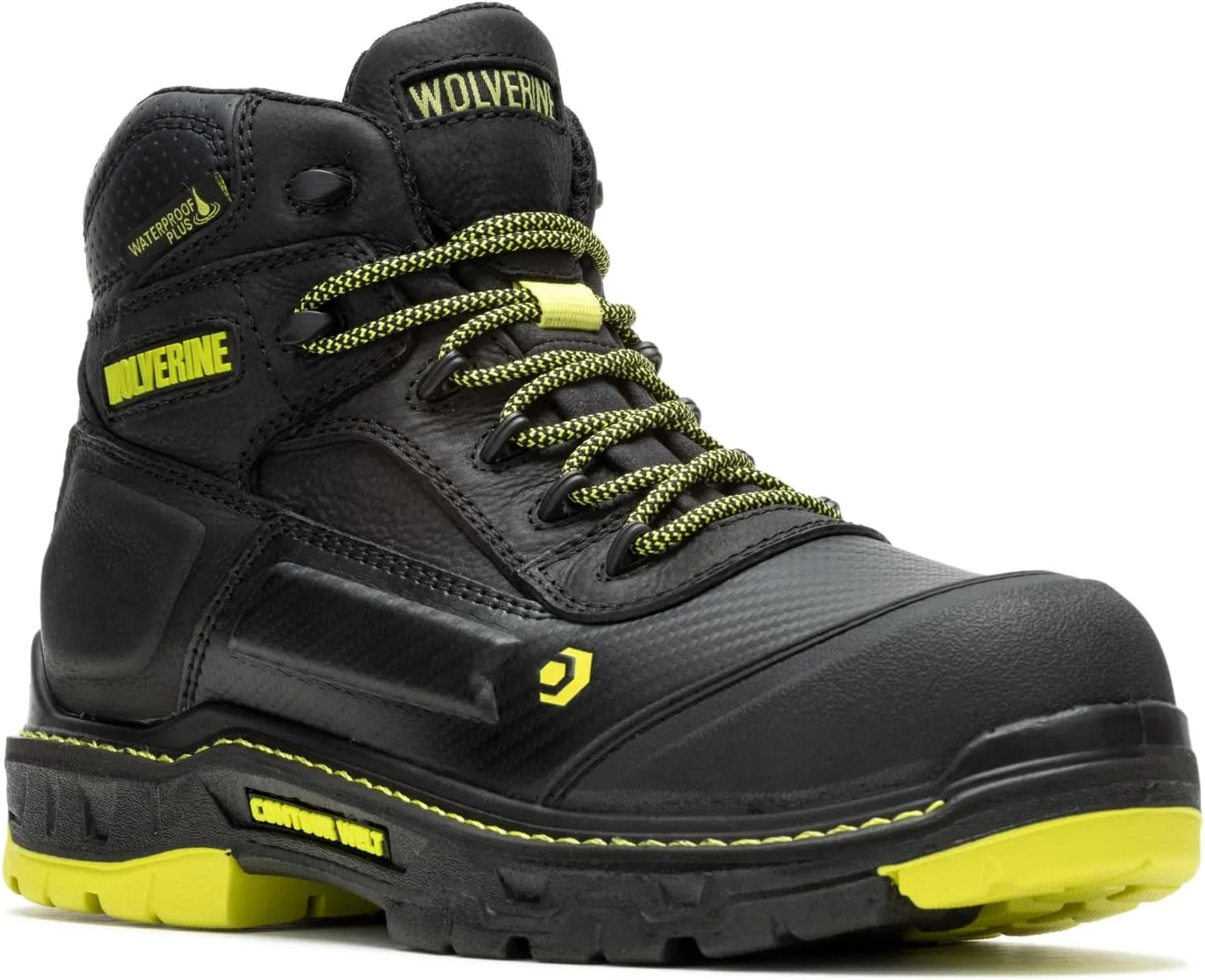 Wolverine Men's Overpass 6" Mid Composite Toe Waterproof Work Boot