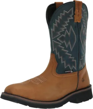 Wolverine Men's Rancher Arrow Waterproof Steel Toe Wellington Construction Boot