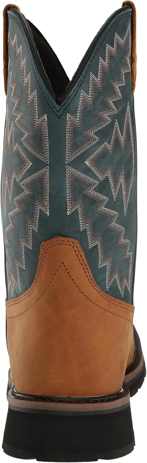 Wolverine Men's Rancher Arrow Waterproof Steel Toe Wellington Construction Boot