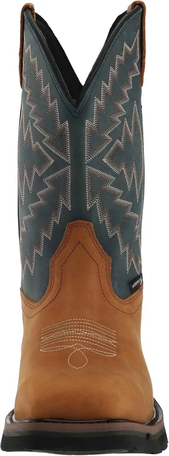 Wolverine Men's Rancher Arrow Waterproof Steel Toe Wellington Construction Boot