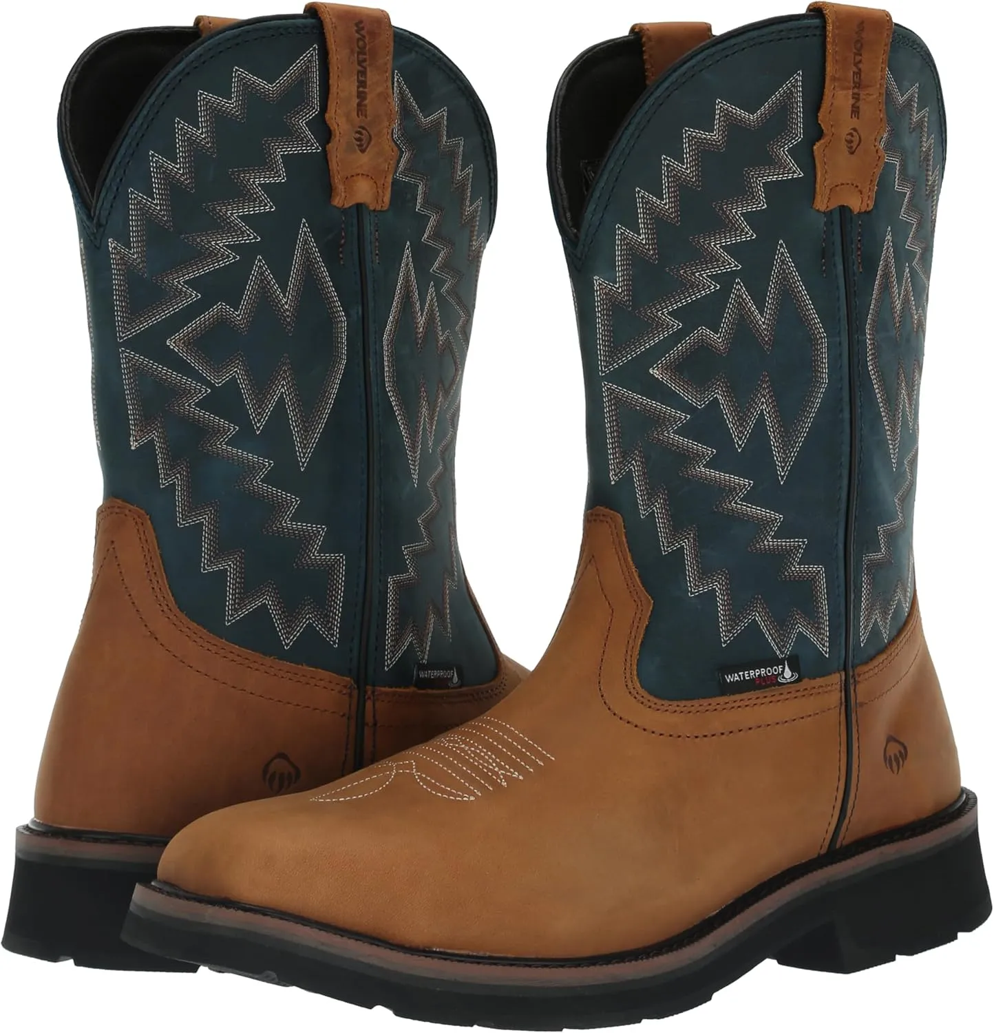 Wolverine Men's Rancher Arrow Waterproof Steel Toe Wellington Construction Boot