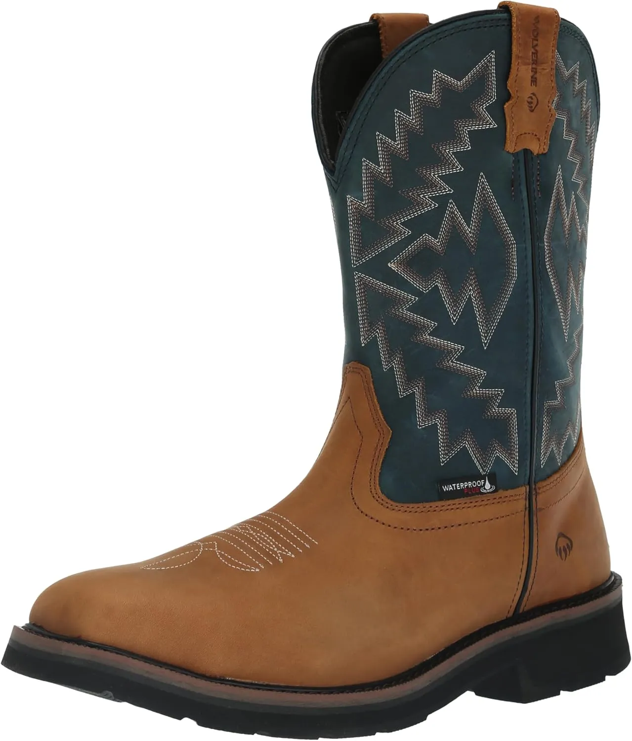 Wolverine Men's Rancher Arrow Waterproof Steel Toe Wellington Construction Boot