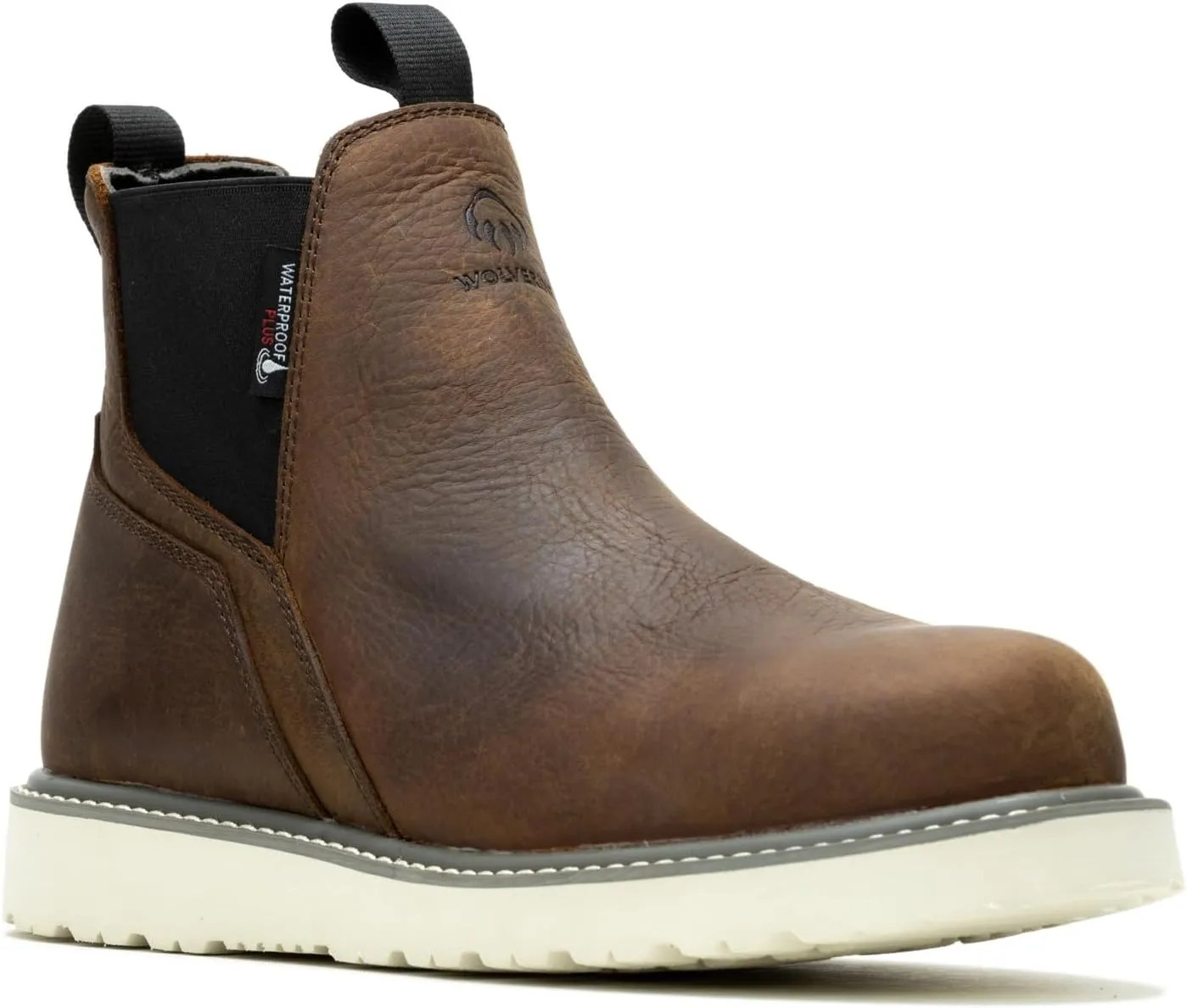WOLVERINE Men's Trade Wedge Waterproof Romeo Construction Boot