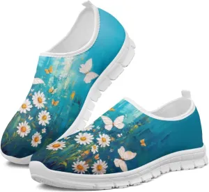 Women Slip On Tennis Shoes Casual Sneakers Womens Non Slip Work Shoes