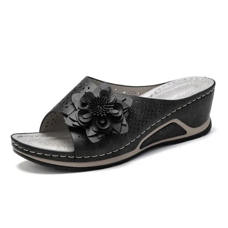 Women Soft Bottom Massage Orthopedic Wedge Slide Sandals