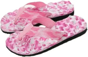 Women Summer Flip Flops Indoor Home Camouflage Comfort Massage Slipper Bathroom Beach Sandals