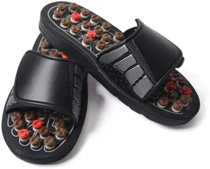 Women/Men Foot Massage Slipper Medical Rotating Acupressure Plantar Fasciitis Reflexology Relieves Foot Pain Sandals