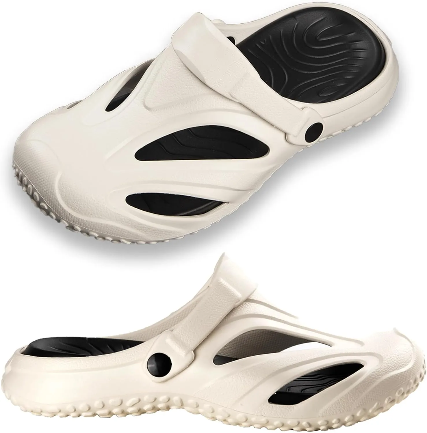 Women's & Men's Clogs Sandals Arch Support Clogs Slip-on Garden Shoes Cushion Plantar Fasciitis Sandals Non-Slip Beach Slippers for Outdoor & Indoor Activities