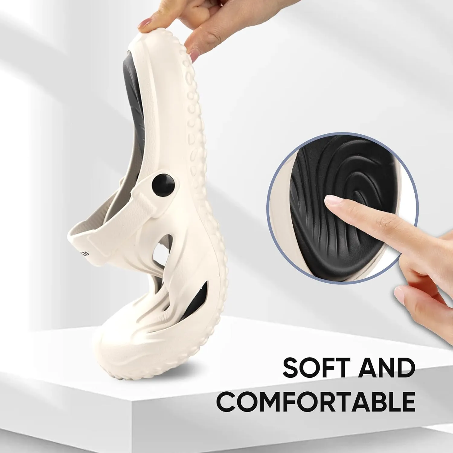 Women's & Men's Clogs Sandals Arch Support Clogs Slip-on Garden Shoes Cushion Plantar Fasciitis Sandals Non-Slip Beach Slippers for Outdoor & Indoor Activities