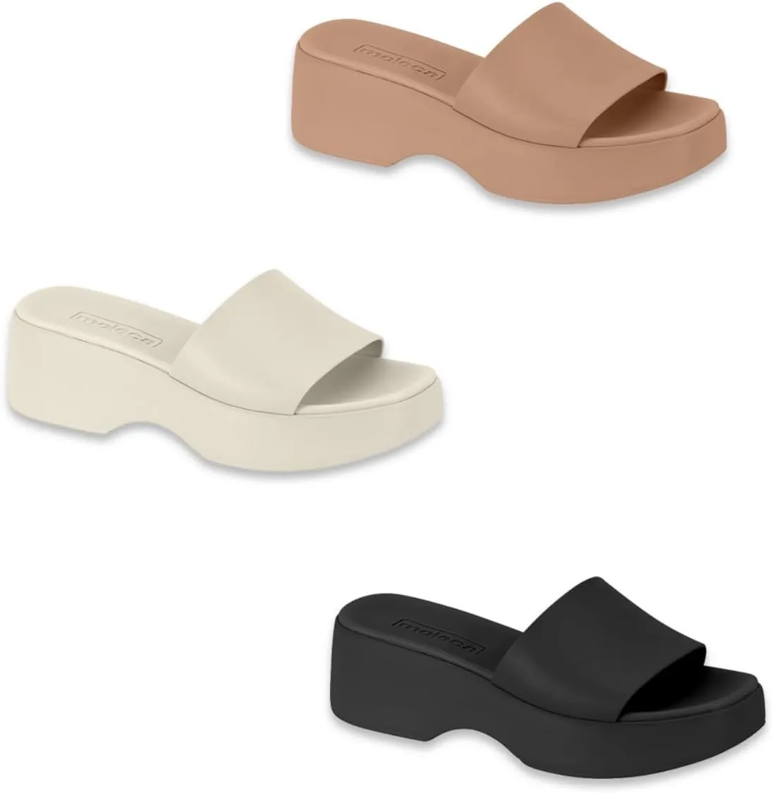 Women's Casual Slip-On Sandals, 100% brazil