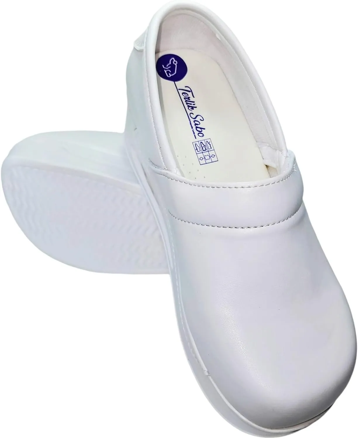Womens Clogs with Arch Support, Pure Leather, Slip-On Clogs for Women, Perfect for Daily Indoor and Outdoor Usage, Shock Absorption, Breathable Materials