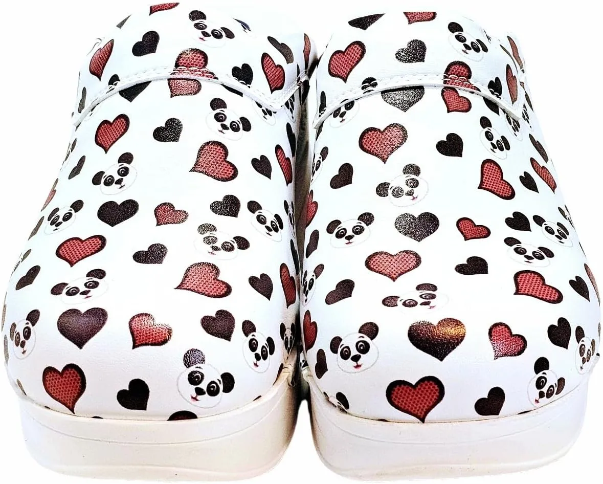 Womens Clogs with Arch Support, Pure Leather, Slip-On Clogs for Women, Perfect for Daily Indoor and Outdoor Usage, Shock Absorption, Breathable Materials
