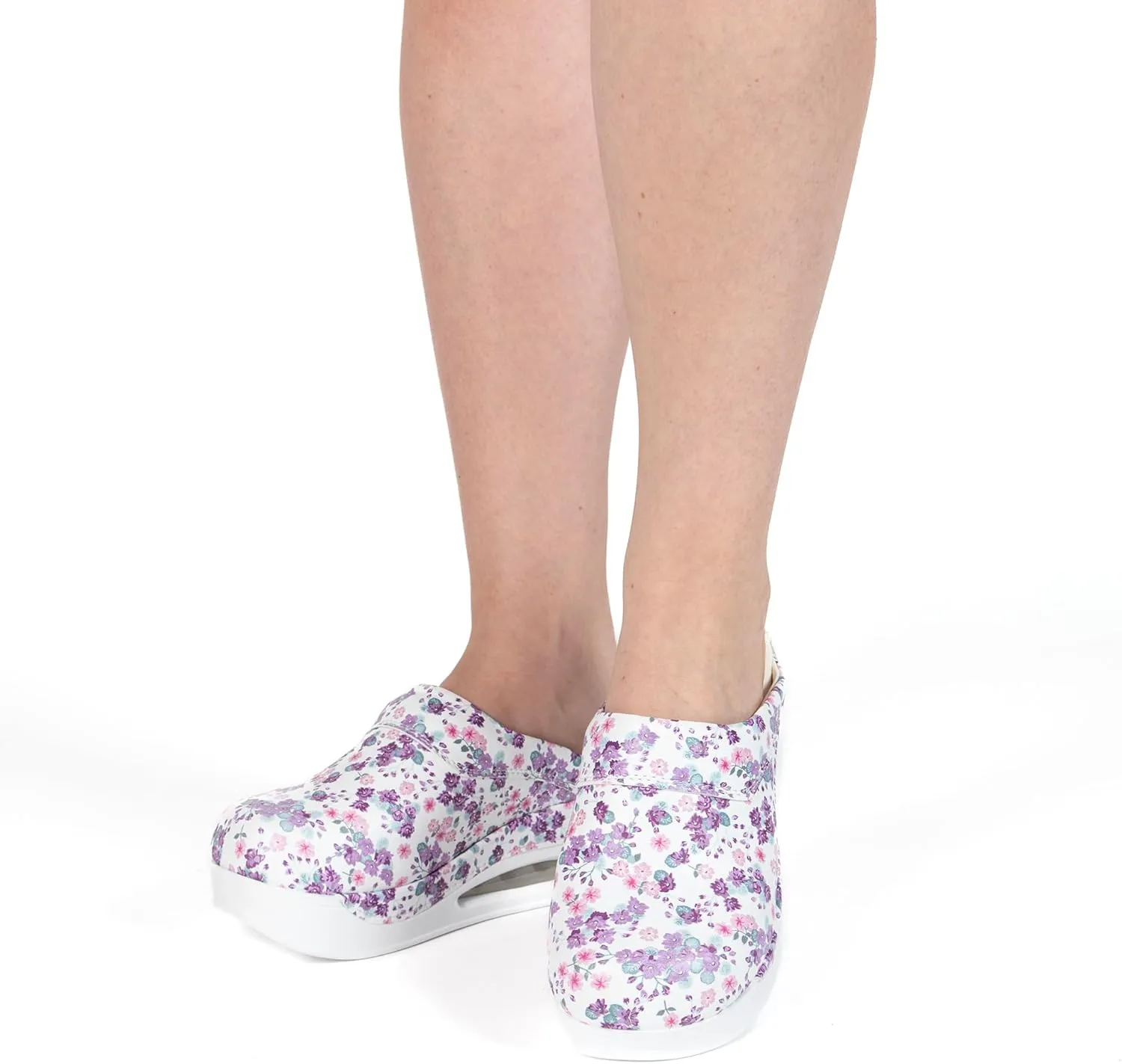 Womens Clogs with Arch Support, Pure Leather, Slip-On Clogs for Women, Perfect for Daily Indoor and Outdoor Usage, Shock Absorption, Breathable Materials