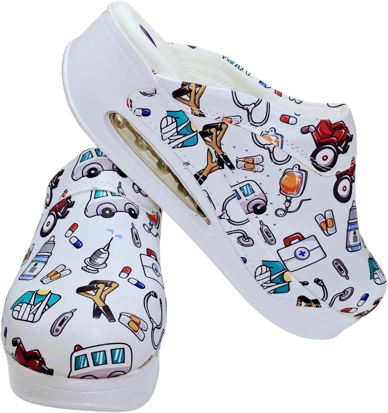 Womens Clogs with Arch Support, Pure Leather, Slip-On Clogs for Women, Perfect for Daily Indoor and Outdoor Usage, Shock Absorption, Breathable Materials