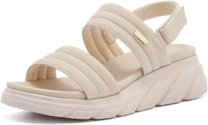 Women's Comfortable Sandals Arch support Cushioned Hiking Sandals Lightweight Open Toe Sport Walking Sandal Slingback Outdoor Beach Travel