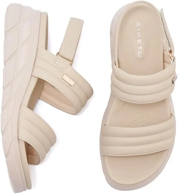 Women's Comfortable Sandals Arch support Cushioned Hiking Sandals Lightweight Open Toe Sport Walking Sandal Slingback Outdoor Beach Travel