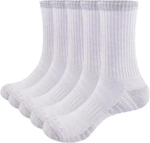 Womens Cushioned Outdoor Hiking Socks For Women, Moisture Wicking Cotton Everyday Work Casual Athletic Crew Socks
