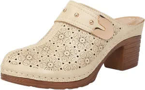 Women's Fashion Casual High Heel Thick Antique Embroidered Hollow Sandals Wool Slipper Socks for Women Indoor