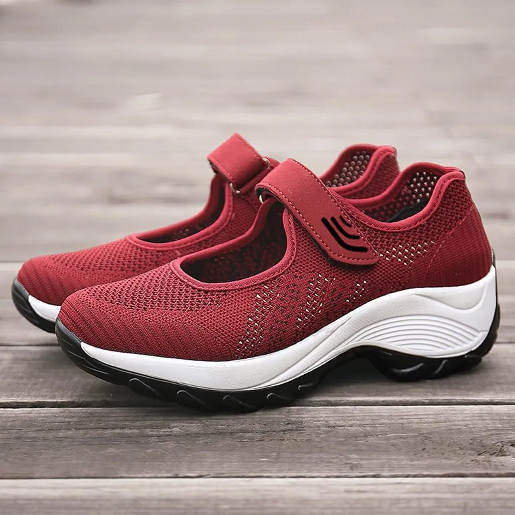 Women's Fashion Sneaker Mesh Slip On Black Non Slip Shoes for Women Comfortable Woman Walking Shoes Slide On Loafers Women Shoes White Leather Slip On Sneakers for Women