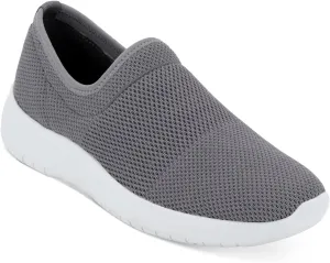 Womens Gray 1/2" Platform Cushioned Removable Insole Waterproof Breathable Kady Round Toe Wedge Slip On Athletic Sneakers Shoes 9.5 M