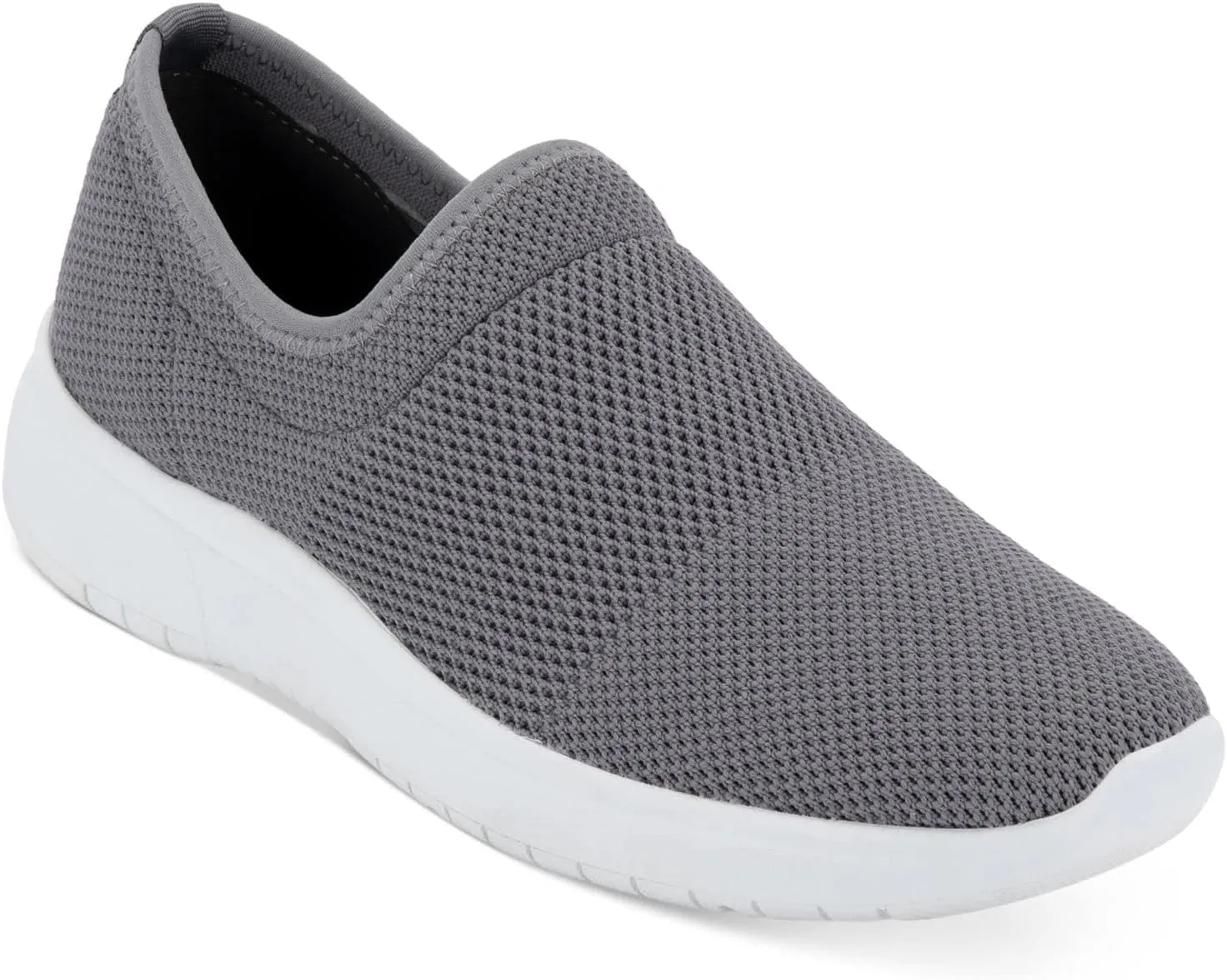 Womens Gray 1/2" Platform Cushioned Removable Insole Waterproof Breathable Kady Round Toe Wedge Slip On Athletic Sneakers Shoes 9.5 M