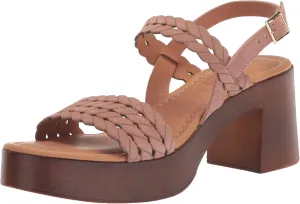 Women's Jud-Italy Heeled Sandal, Blush Suede Leather, 7.5