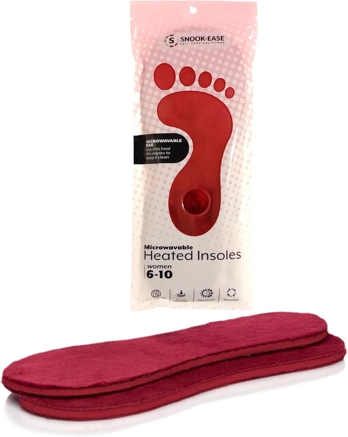 Women’s Microwaveable Odorless Heated Slipper Inserts Comfortable Feet Warmers! | The Ultimate Home Care Comfort! (Women 9.5/10)