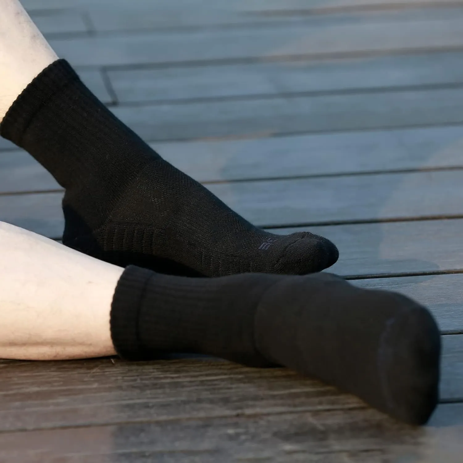 Womens Moisture Wicking Cushioned Cotton Casual Everyday Work Gym Training Athletic Crew Socks for Women, 5 Pairs