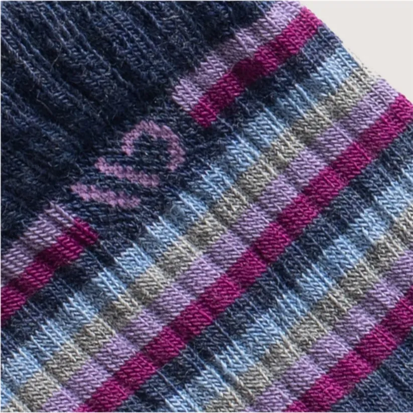 Women's Multi Stripe Cushioned Quarter Sock