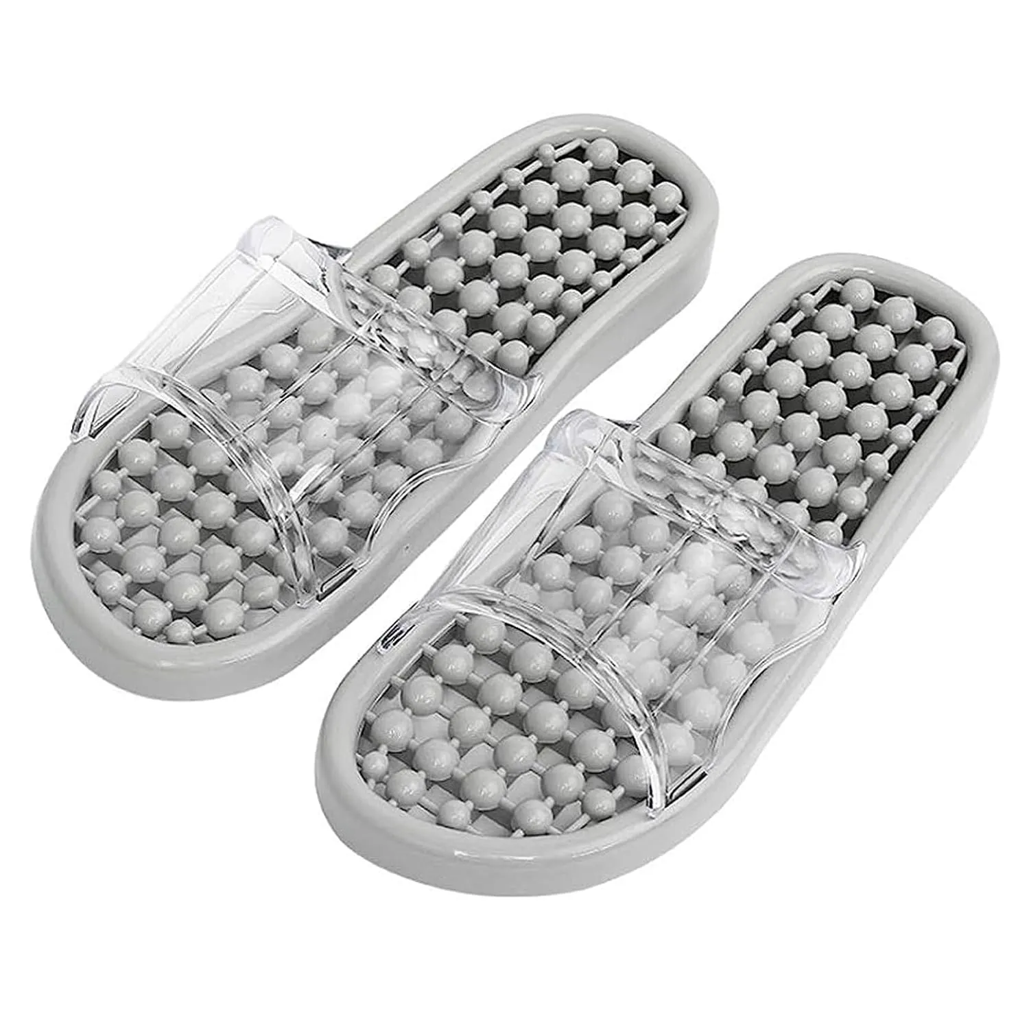 Women's Plastic Flip Flops Slippers House Massage Soft Hollow Bottom Leaky Bath Shower Bath Sandals Bathroom