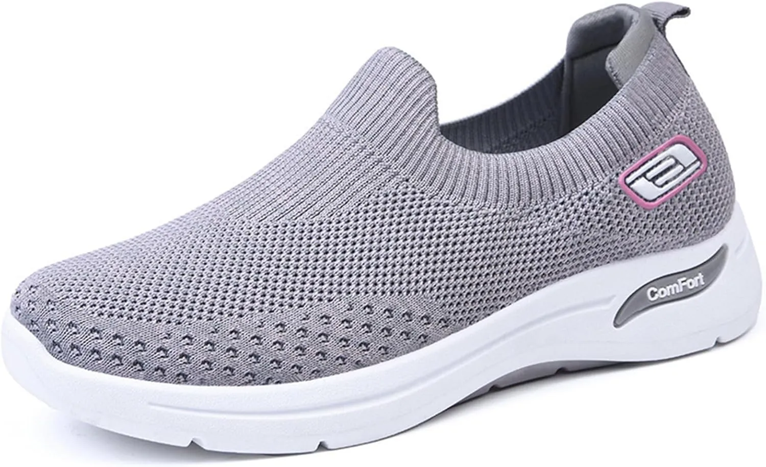Womens Slip On Running Shoes Gym Workout Shoes Fashion Sneakers Athletic Tennis Sports Shoe Lightweight Breathable Fashion Casual Athletic Workout Walking Sneaker